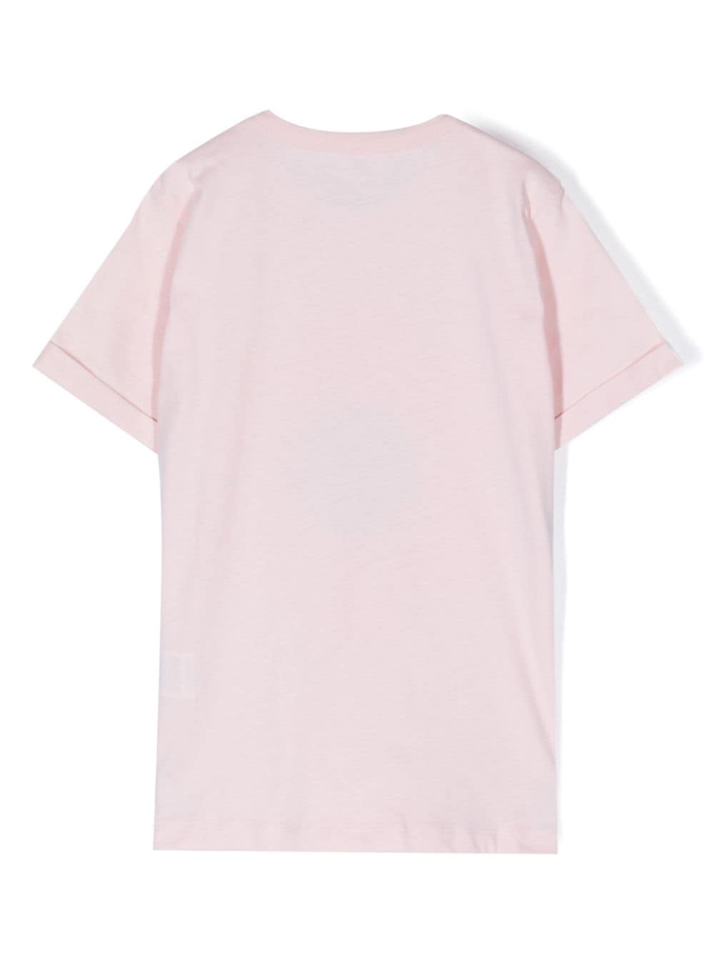 Shop Stella Mccartney Flower-print Cotton T-shirt In Pink