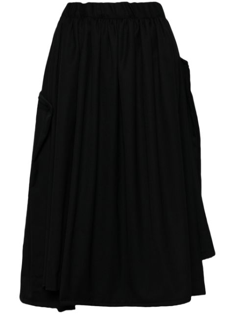 Comme Des Garcons asymmetric design wool skirt Women