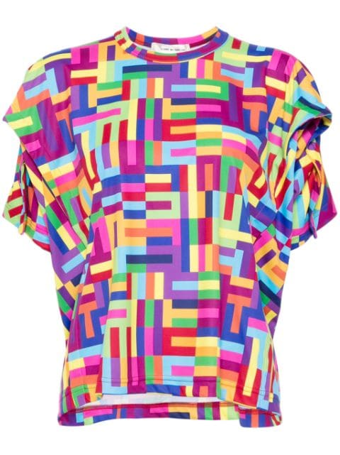 Comme Des Garçons Geometrisch gemustertes T-Shirt