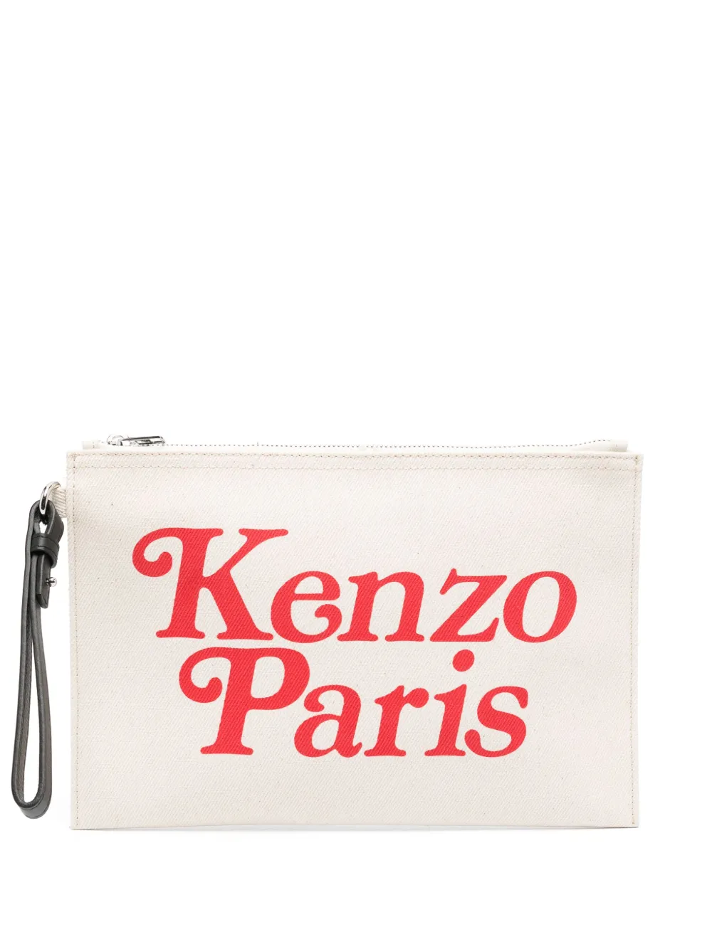 Shop Kenzo X Verdy Utility Pouch In Nude