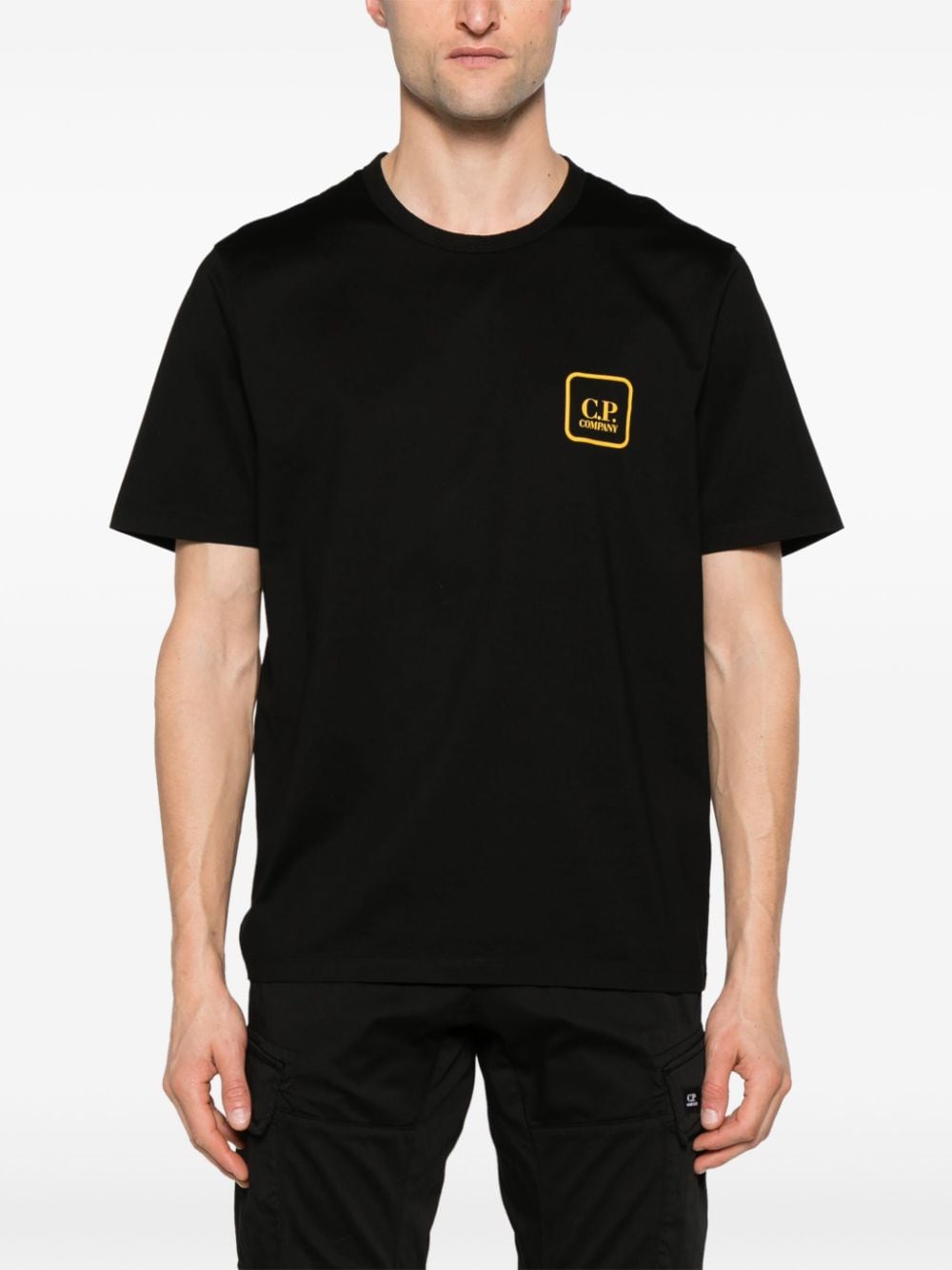Shop C.p. Company Metropolis Series Cotton T-shirt In Black