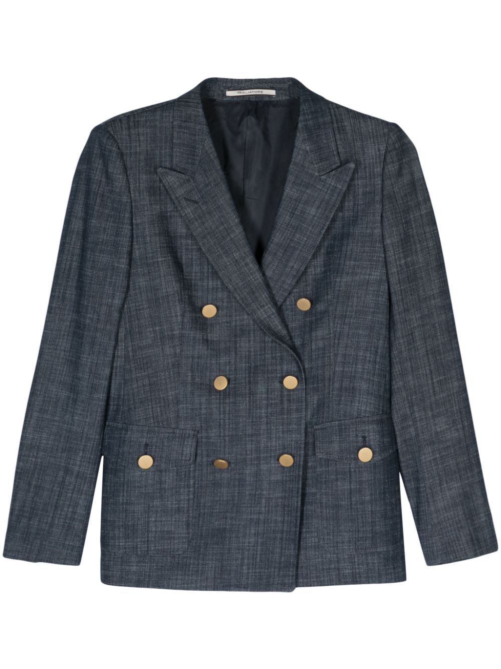 Tagliatore J-hilda Double-breasted Blazer In Blue