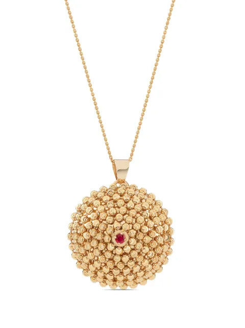 Officina Bernardi Collana in oro giallo 18kt con rubino Mimosa