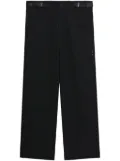 izzue wide-leg trousers - Black