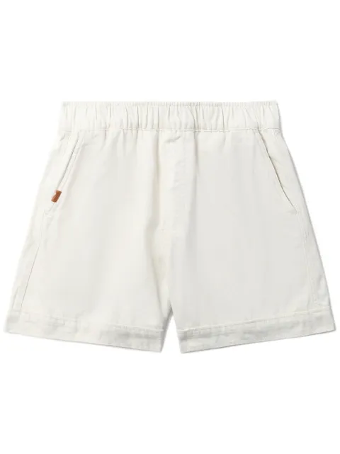 CHOCOOLATE logo-patch cotton shorts