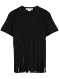 Comme Des Garçons Comme Des Garçons fringe-detail jersey T-shirt - Black