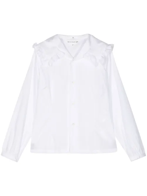 Chemise en coton à volants - Comme Des Garçons Girl - Modalova