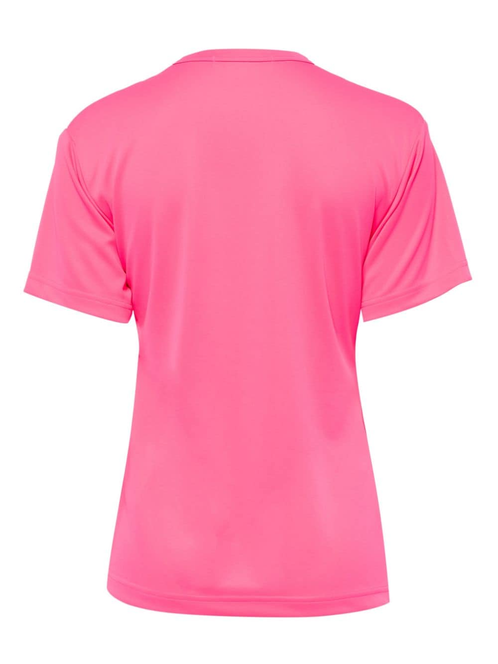 Shop Comme Des Garçons Patchwork-embellished T-shirt In Pink