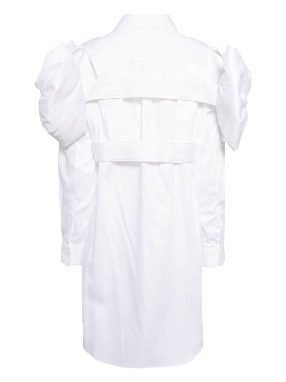 Shop Comme Des Garçons Detachable-panels Cotton Shirt In White