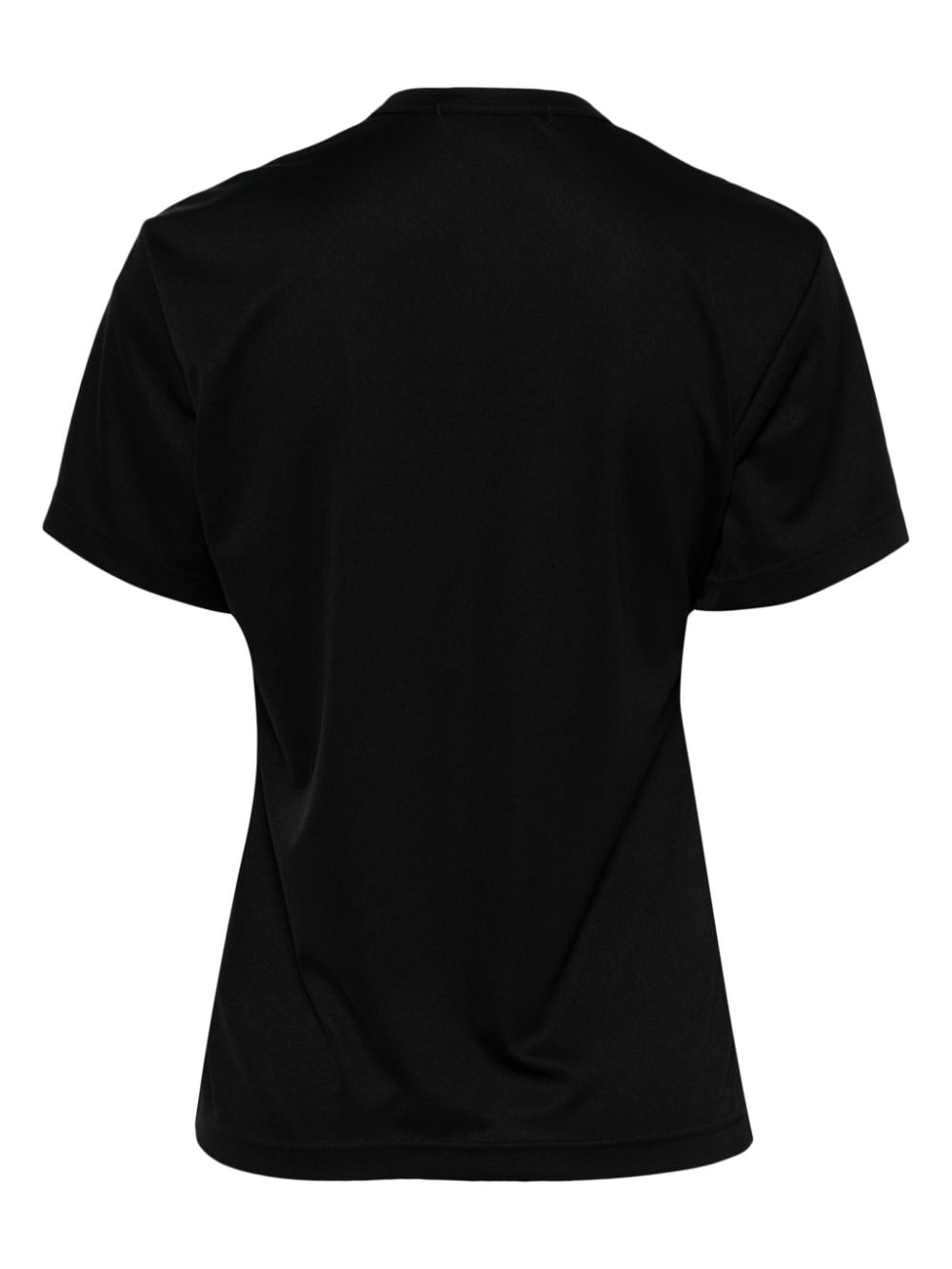 Shop Comme Des Garçons Gathered-detailing T-shirt In Black