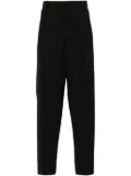 Kenzo wool pleated tailored trousers - Black