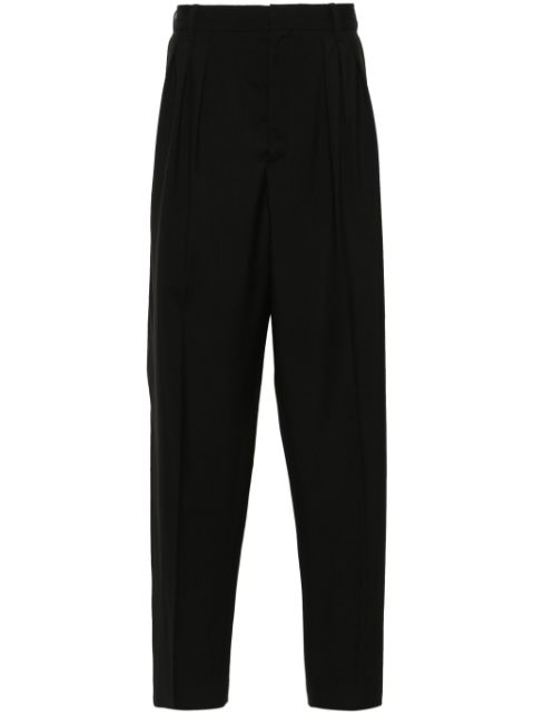 Kenzo wool pleated tailored trousers Men