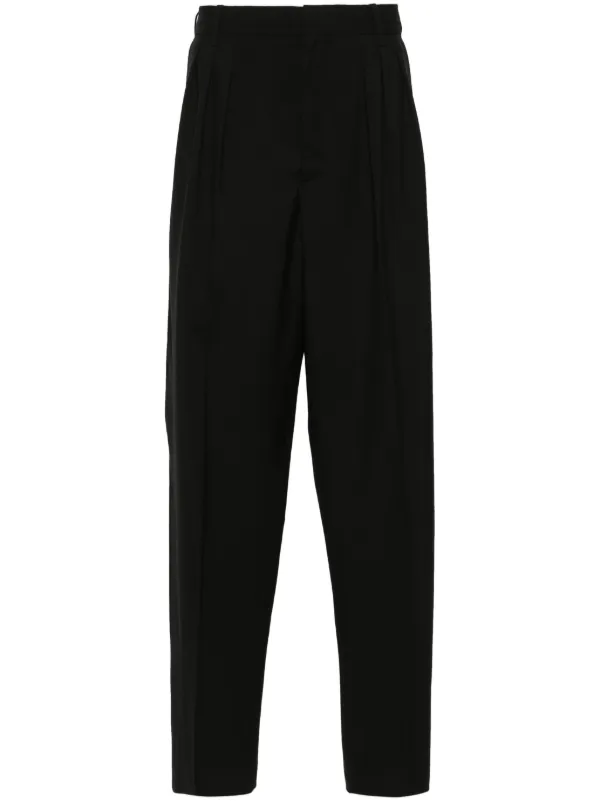 Kenzo プリーツ テーラードパンツ | ブラック | FARFETCH JP
