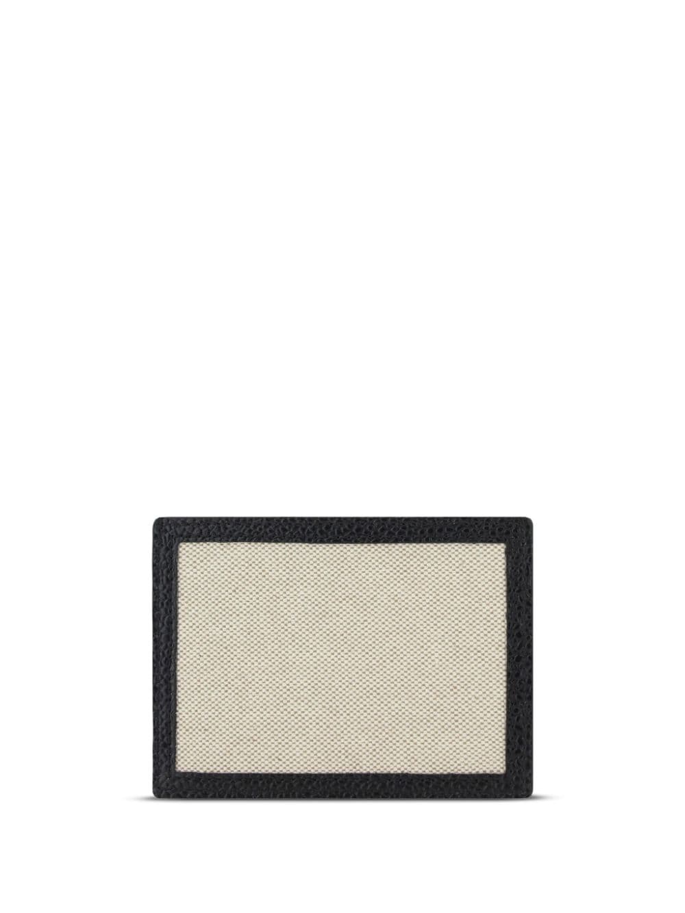 Thom Browne Canvas pasjeshouder - Zwart