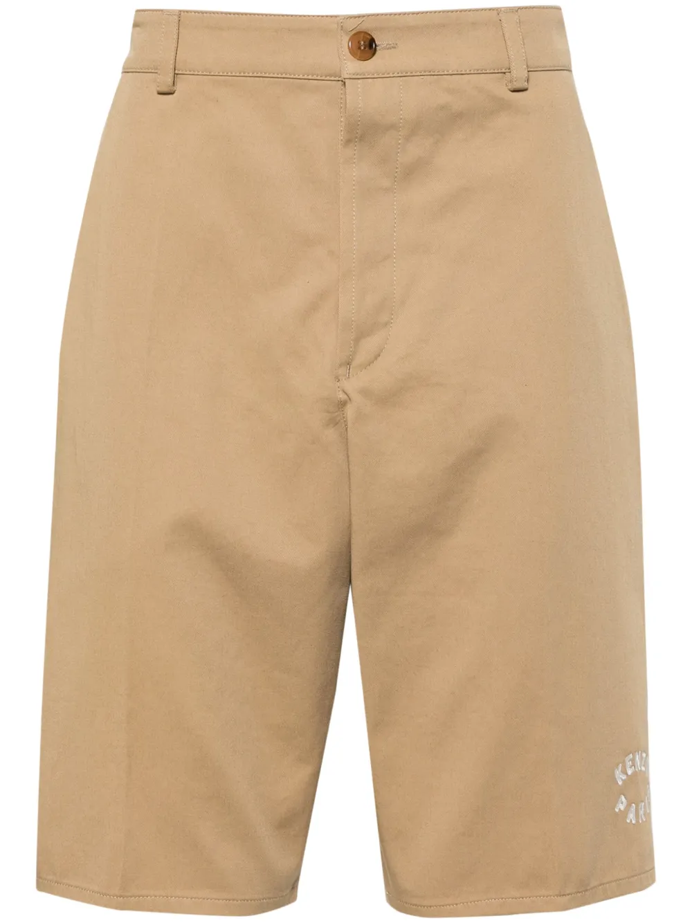 Kenzo Chino-shorts Mit Knopfleiste In 中性色