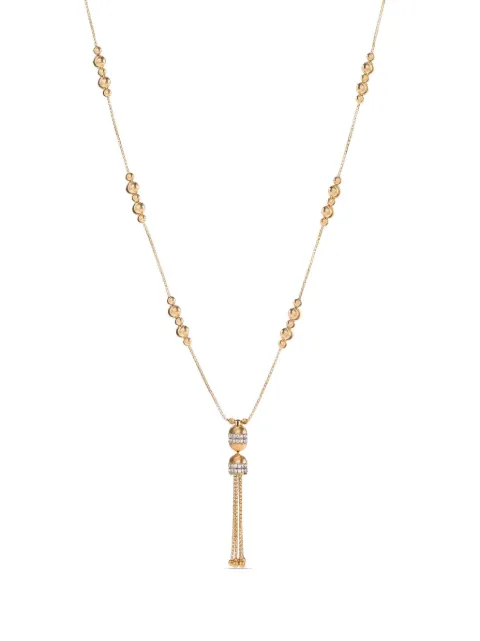 Officina Bernardi 18kt yellow gold Empire Tassel diamond necklace