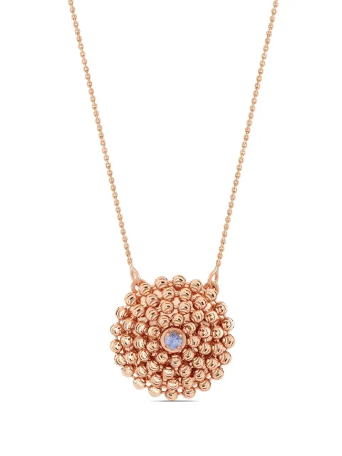 Officina Bernardi 18kt rose gold medium Mimosa sapphire necklace