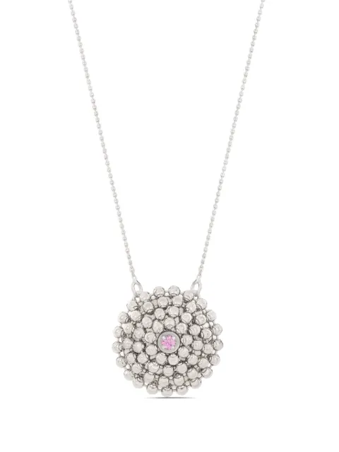 Officina Bernardi 18kt white gold medium Mimosa sapphire necklace