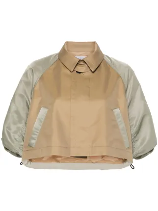 Sacai クロップド ジャケット - Farfetch