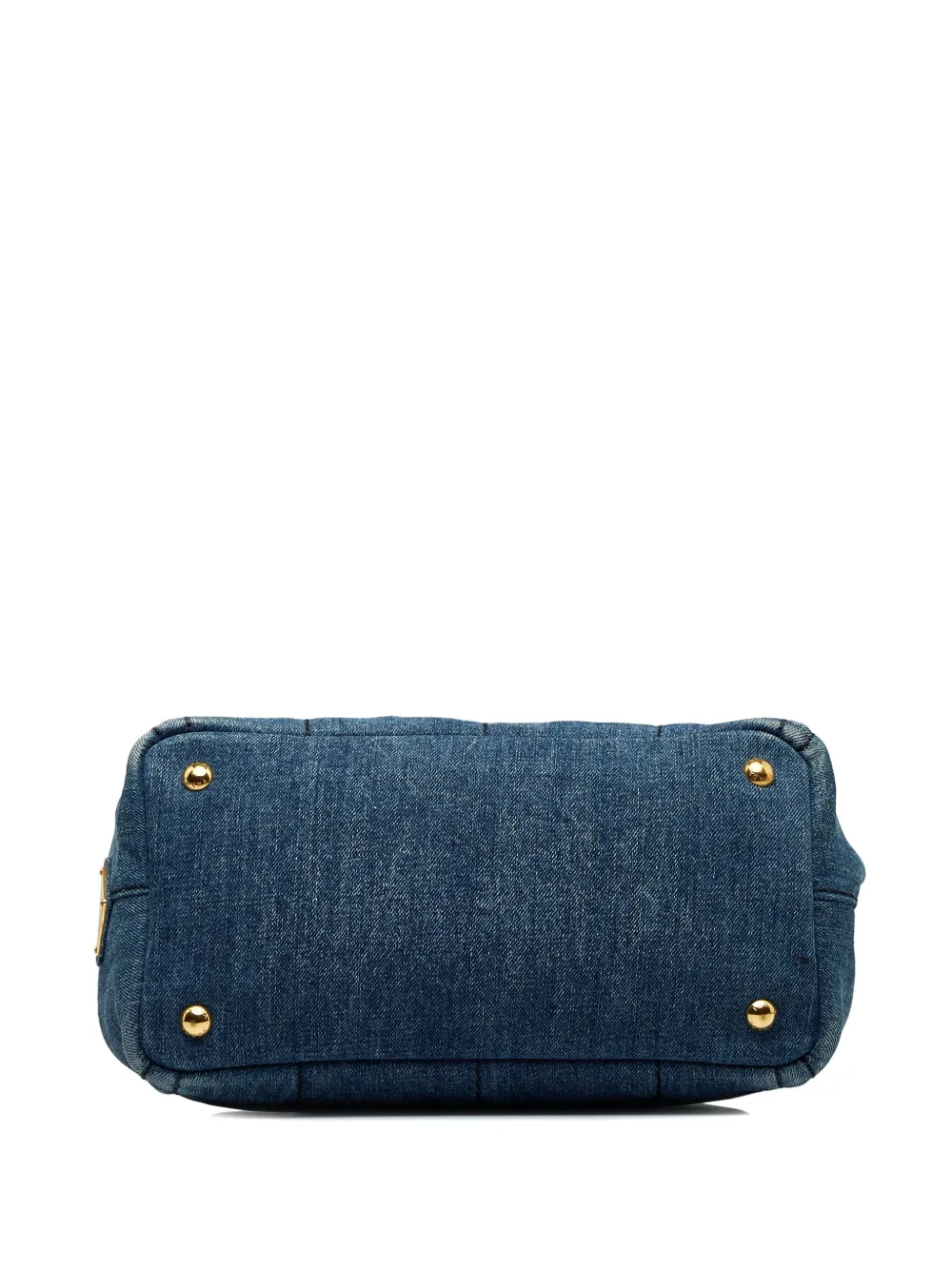 Prada canapa denim store bag