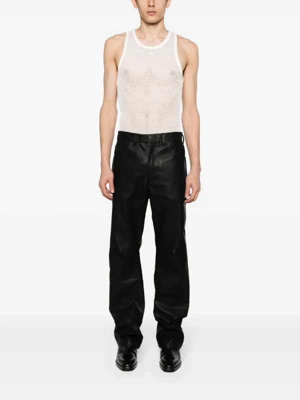 Courrèges AC Mesh Tank Top | White | FARFETCH