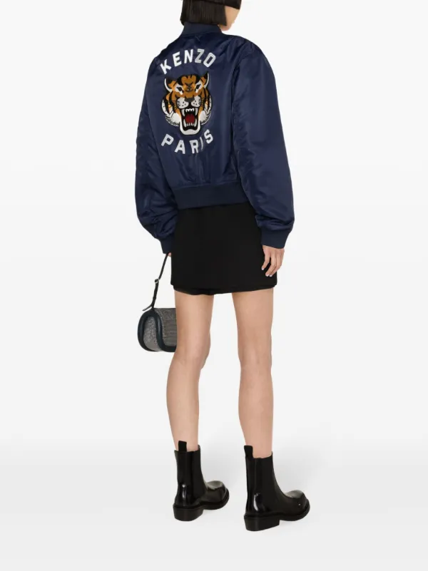 Kenzo Lucky Tiger ボンバージャケット | ブルー | FARFETCH JP