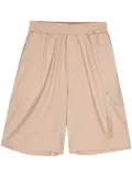 Family First striped twill shorts - Neutrals