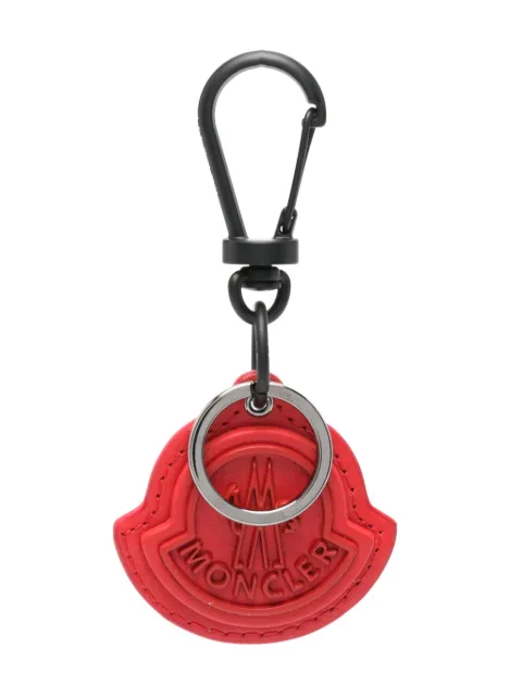 Moncler llavero con logo en relieve