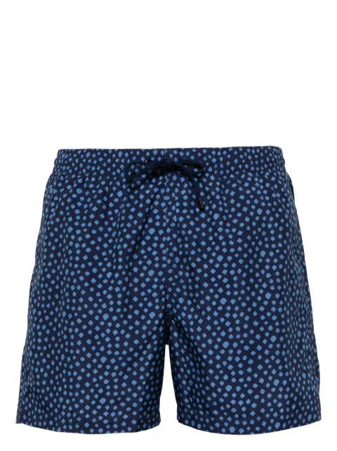 Canali shorts de playa con motivo geométrico