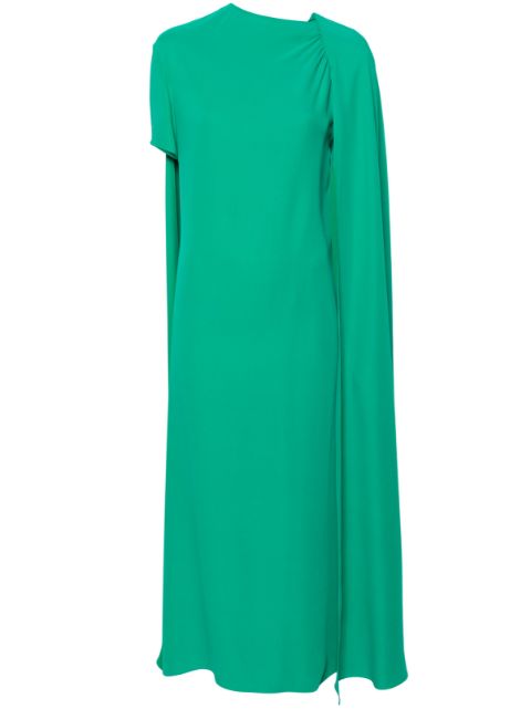 Valentino Garavani cape-detail cady maxi dress