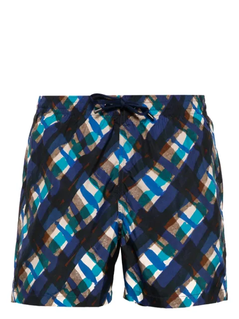 Canali shorts de playa con motivo abstracto