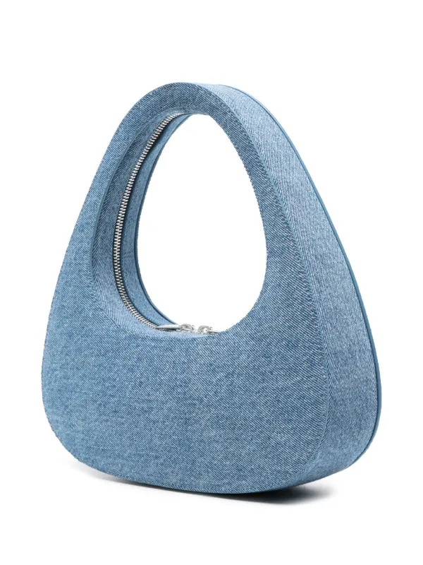 トートバッグ Coperni Swipe Baguette Bag - Coperni - Canvas - Washed Blue Coperni Micro Baguette Swipe bag for Women - Blue in Bahrain