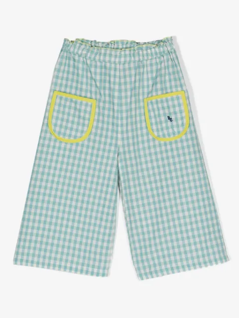 Bobo Choses shorts con motivo de cuadros gingham