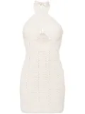 The Mannei crochet-knit dress - Neutrals