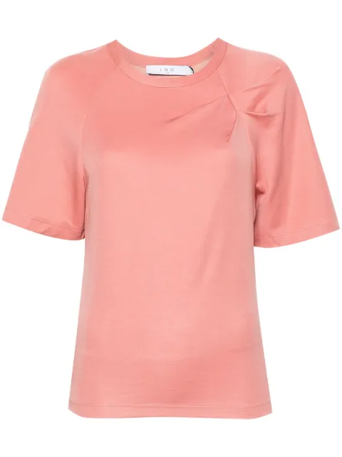 IRO Umae pleat-detail T-shirt