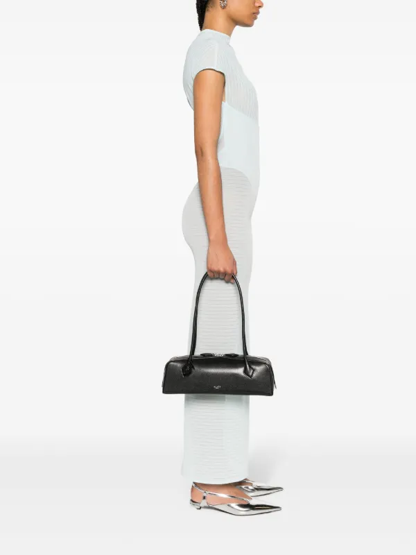 海外希少【Alaia】テッケル ブラックレザーバッグ ALAIA Goatskin Medium Le Teckel Bag Black 1443964 | FASHIONPHILE