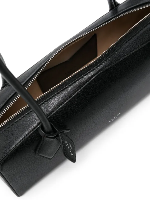 海外希少【Alaia】テッケル ブラックレザーバッグ 海外希少【Alaia】テッケル ブラックレザーバッグ