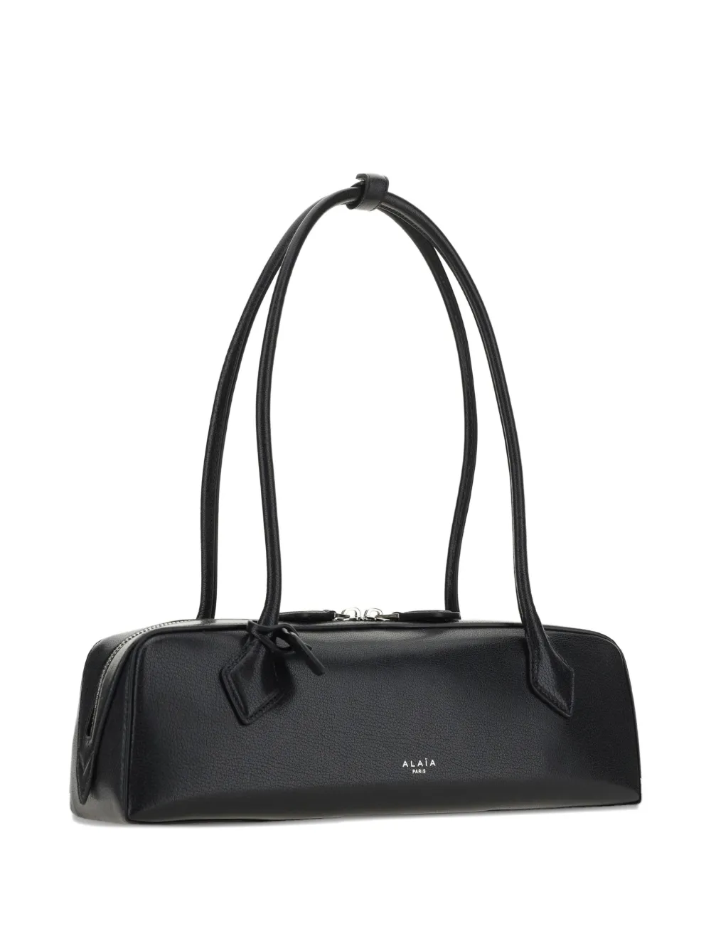 【超希少☆廃盤】ALAIA ショルダーバッグ レザー ダブルフラップ 黒 Azzedine Alaïa - 【超希少☆廃盤】ALAIA ショルダーバッグ レザー