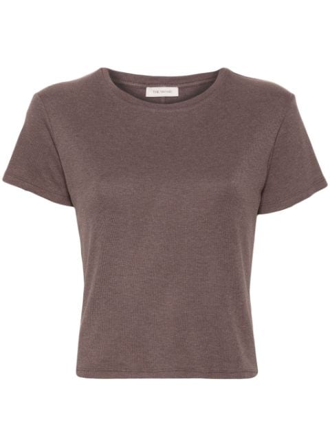 The Mannei short-sleeve ribbed T-shirt
