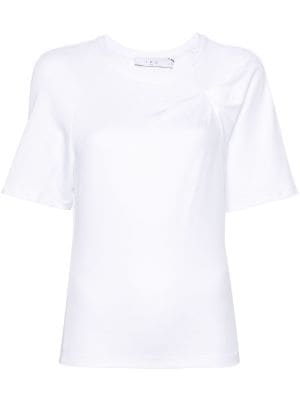 IRO Galyla Padded T-shirt in White