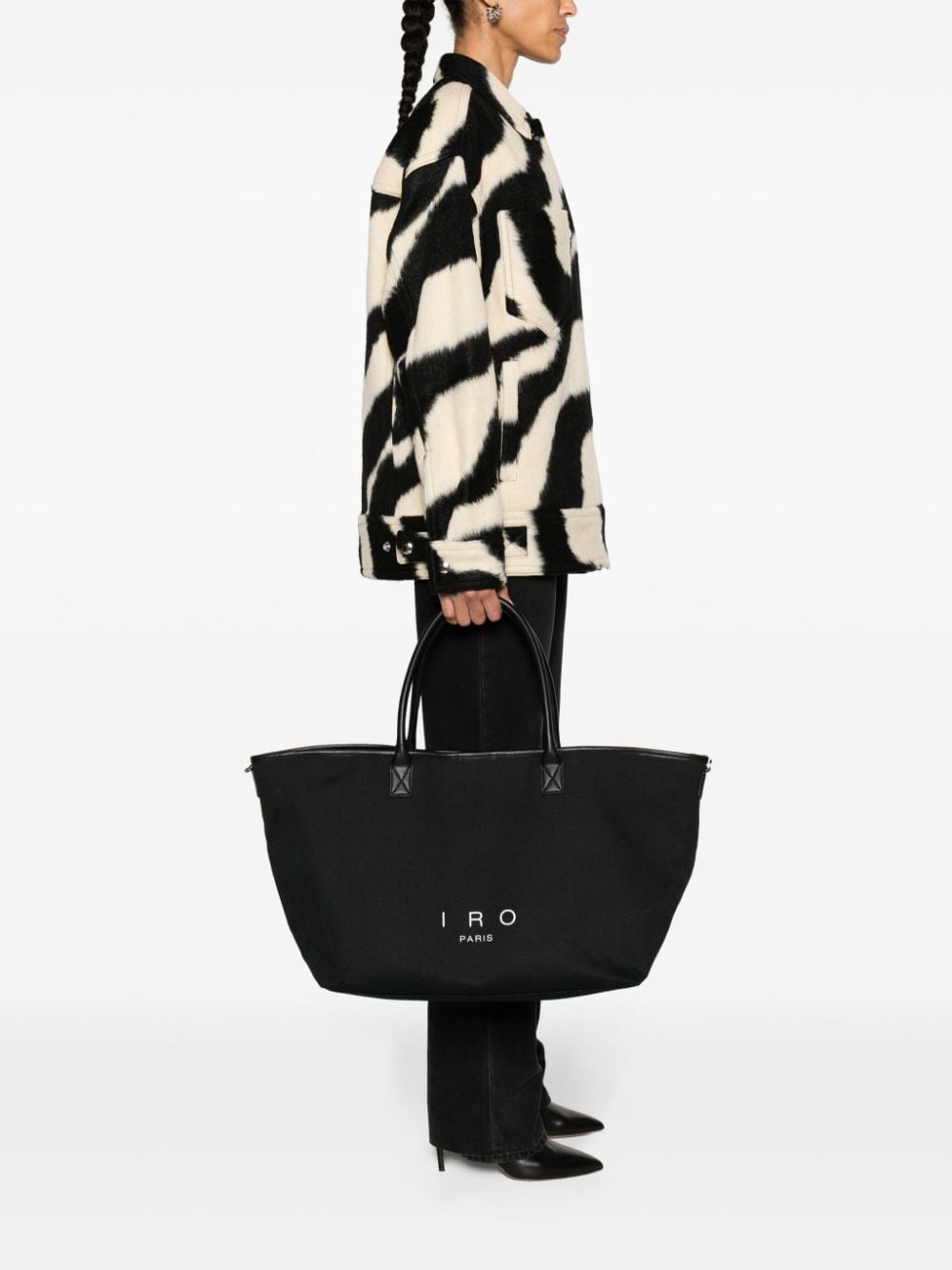 IRO Cabiro grote shopper - Zwart