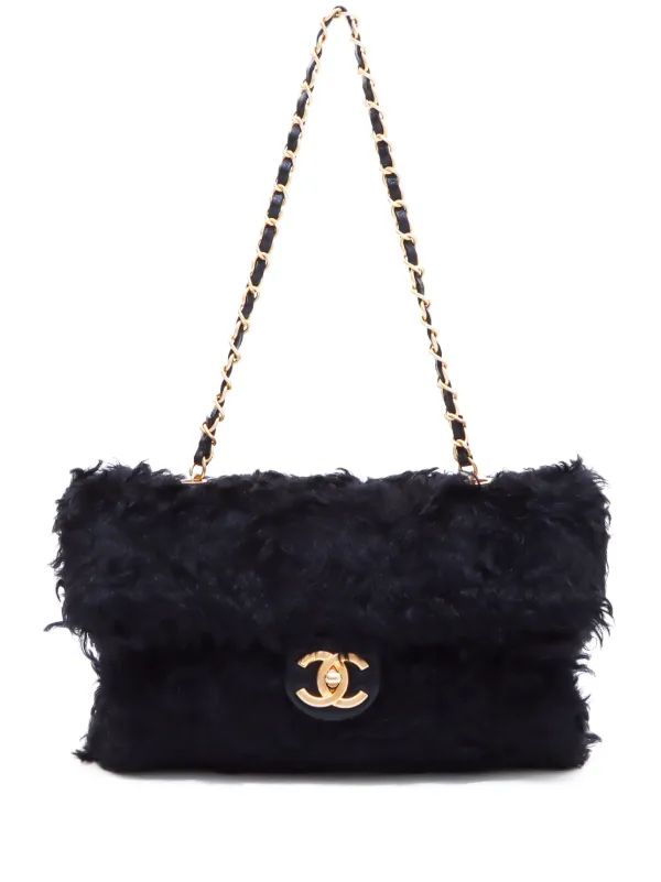 Chanel fur crossbody online bag