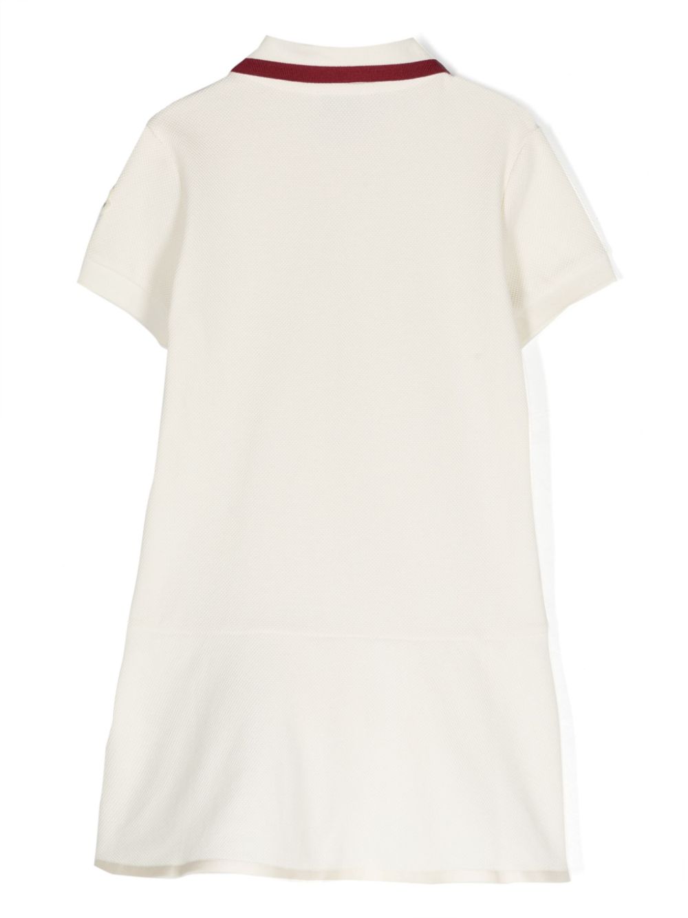 Moncler Enfant flared-skirt polo dress - White