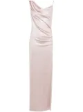 The Mannei Re24 draped maxi dress - Neutrals