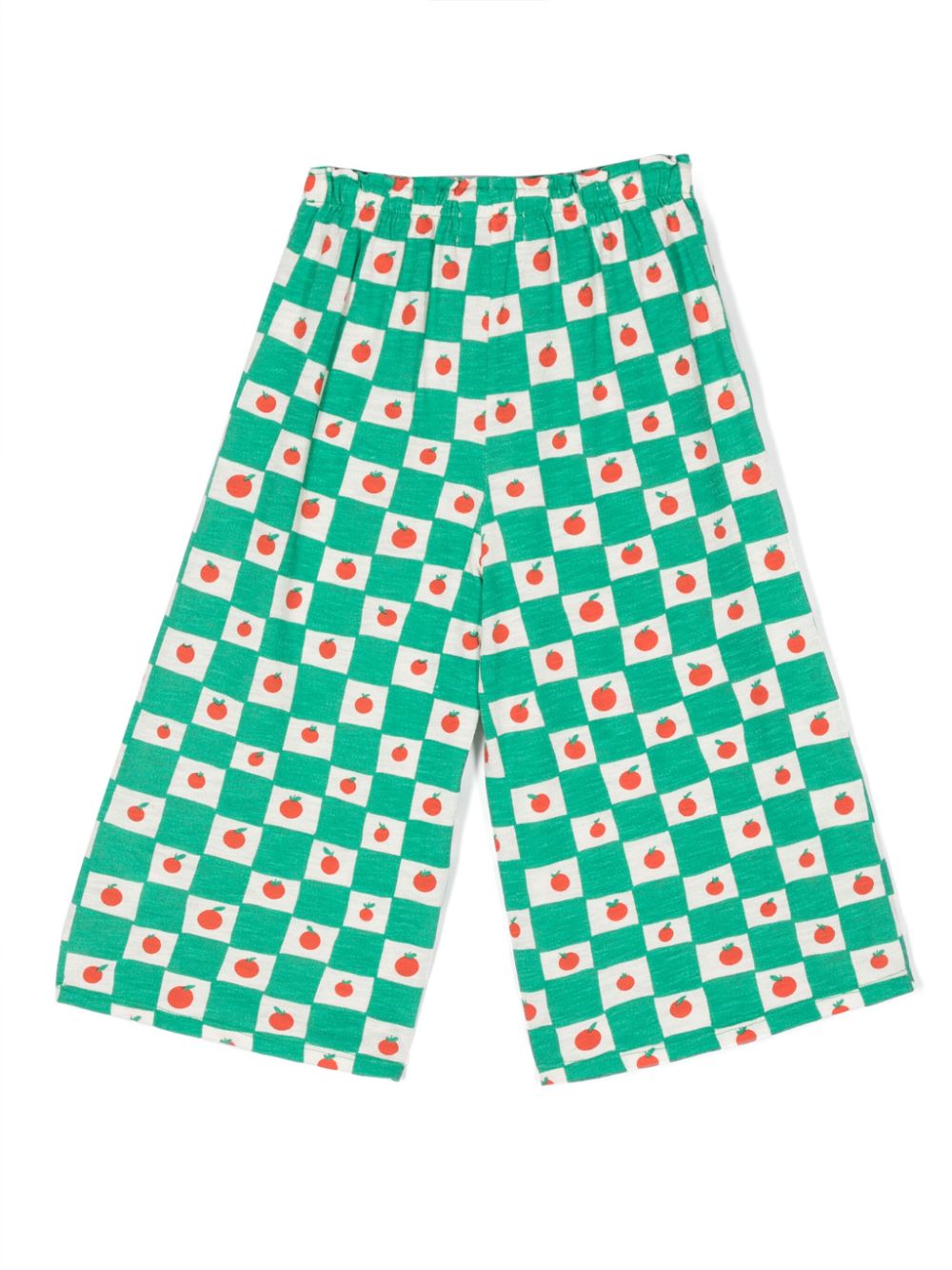 Bobo Choses jacquard-pattern cotton shorts - Groen