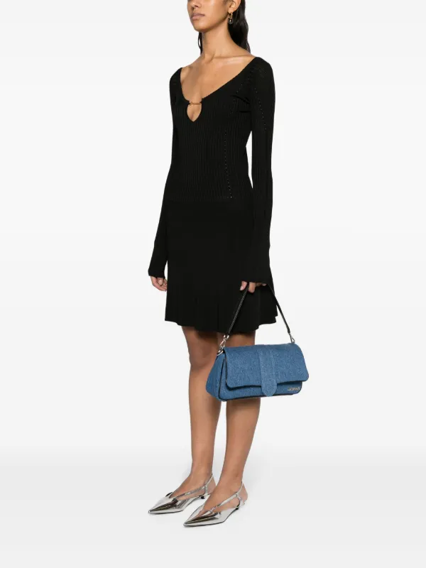 【関税＆送料込み】Jacquemus 'La Mini Robe PralA' Dress La Mini Robe Pralu Dress in Dark Red