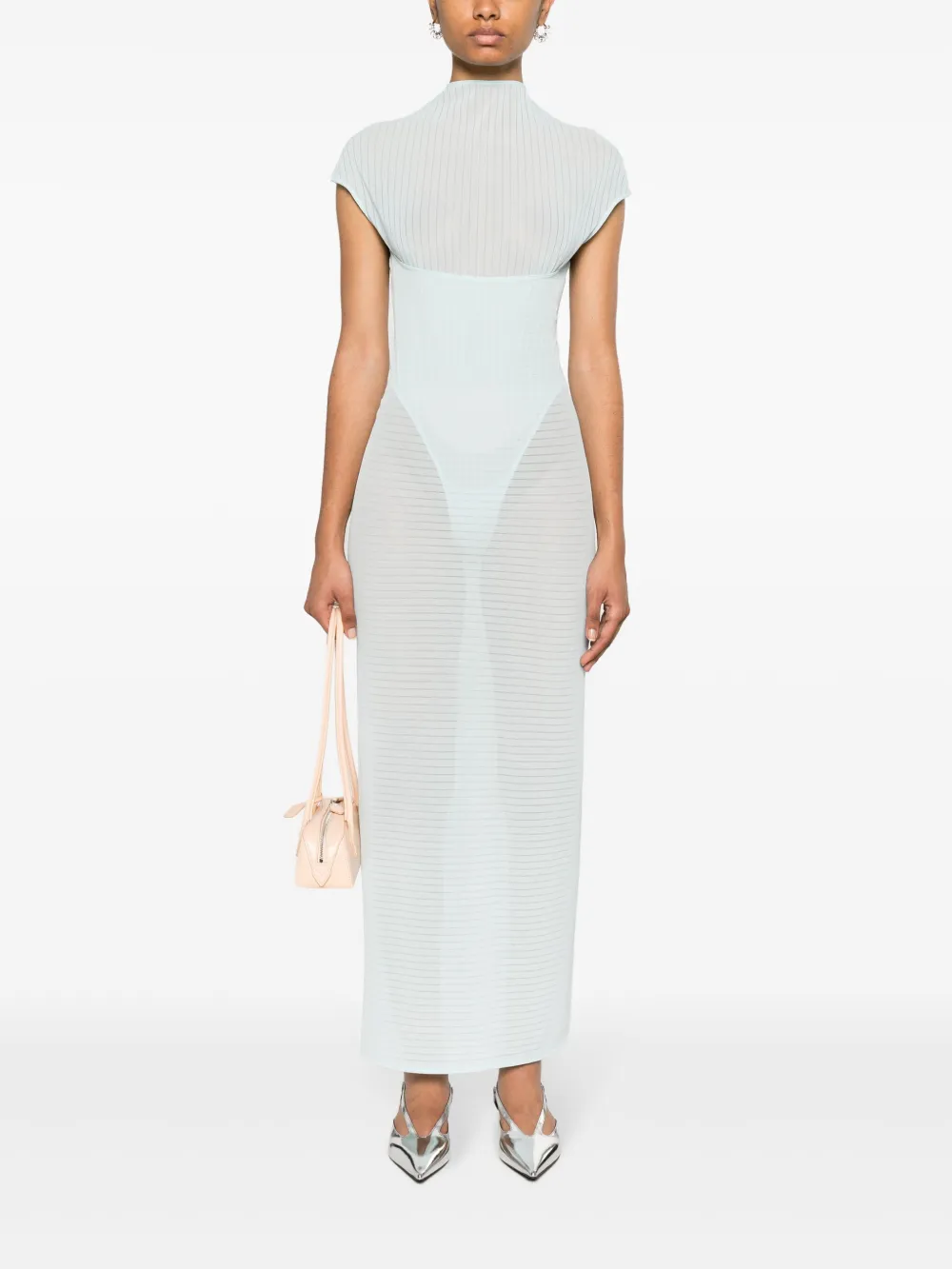 Alaïa semi-sheer corset maxi dress | Evening Dresses | Image 2