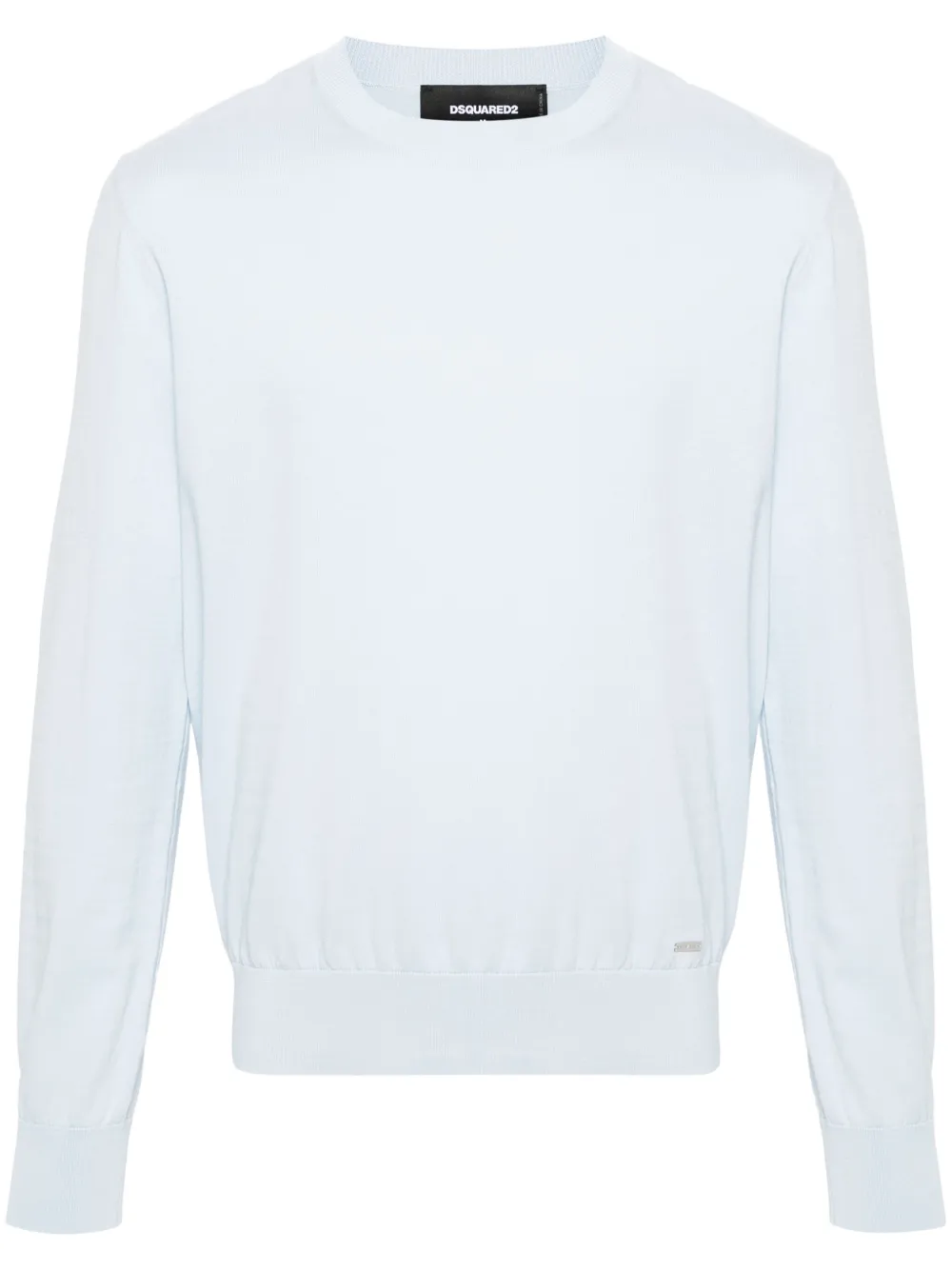 Dsquared2 fine-knit cotton jumper - Blu