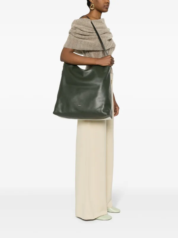 Wandler Marli Leather Tote Bag | Green | FARFETCH Wandler Marli Leather Tote Bag | Green | FARFETCH