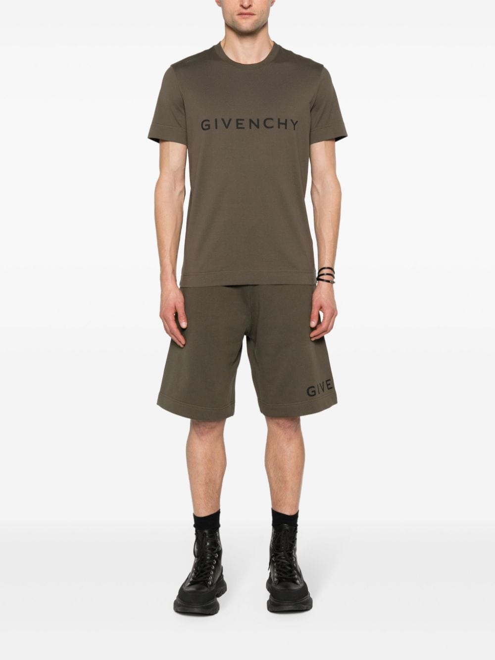 Givenchy 4G katoenen shorts - Groen